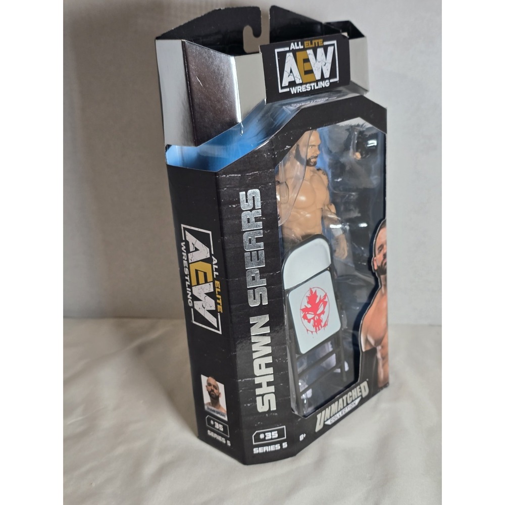NEW AEW Unmatched Series‎ 5 - Shawn Spears #35 Action Figure WWE Jazwares - Picture 2 of 7